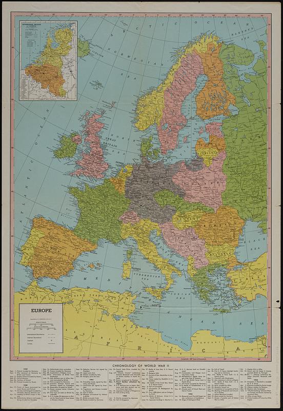 Maps of allied assaults on fortress Europe
