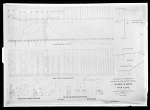Engineering Plans, Wachusett Dam, main flume, Clinton, Mass., Jul. 26, 1897