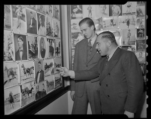 John Roosevelt shown with Gus Sonnenberg