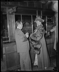 Eleanor Roosevelt with unidentified man