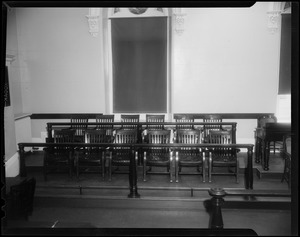 Courtroom seating
