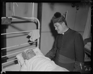 Priest at sickbed