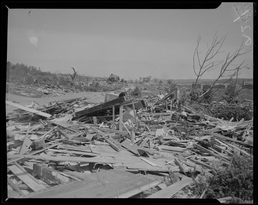 Site of tornado damage - Digital Commonwealth