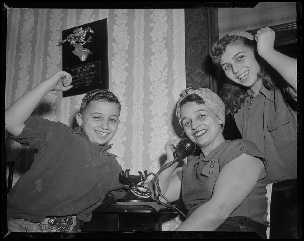 Tony Despirito's Mother On The Phone As His Brother Barry And Sister 