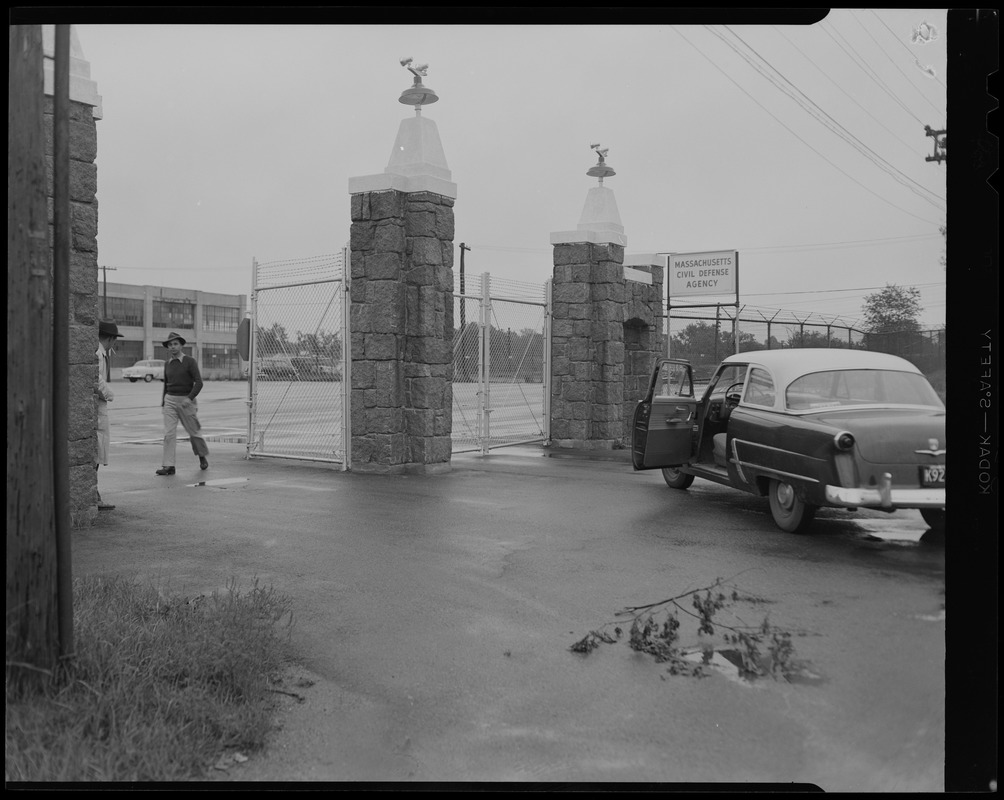 Entrance to Massachusetts Civil Defense Agency