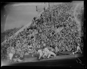 Football game in progress