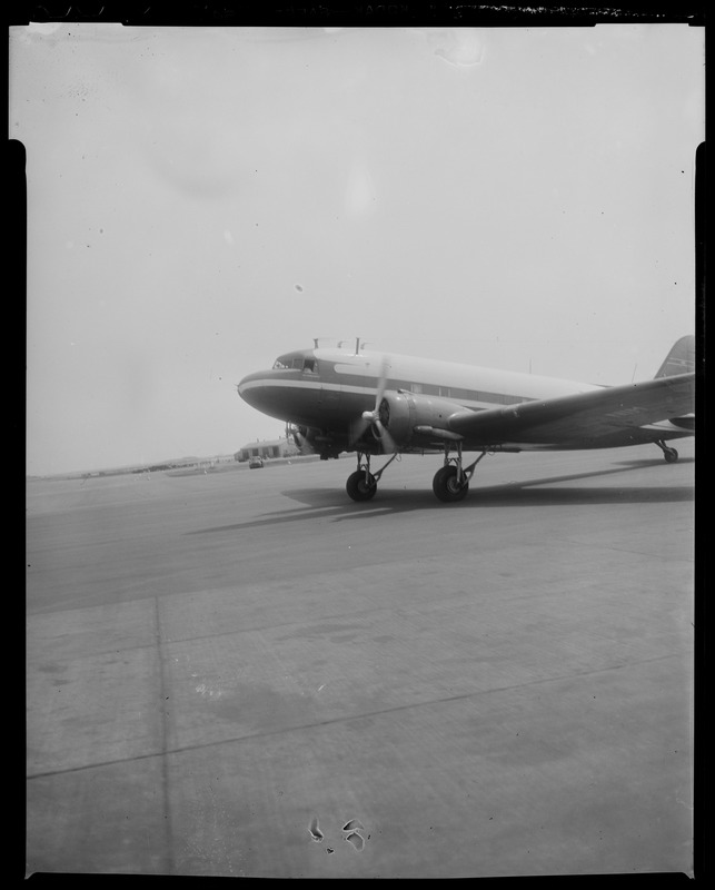 Airplane parked on tarmac