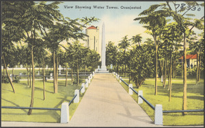 View showing water tower, Oranjestad