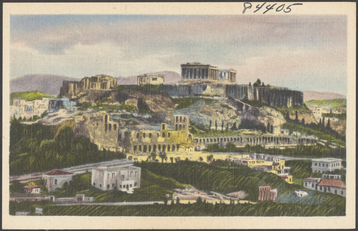 Acropolis, general view, Athens, Greece