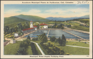 Acueducto municipal planta de purificacion, Cali, Colombia