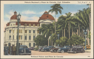 Palacio Nacional y Plaza de Caicedo, Cali, Colombia