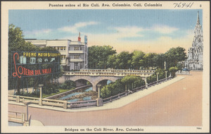 Puentes sobre el Rio Cali, Ave. Colombia, Cali, Colombia