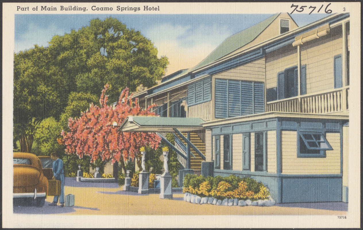 Part of main building, Coamo Springs Hotel