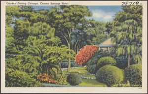 Garden facing cottage, Coamo Springs Hotel
