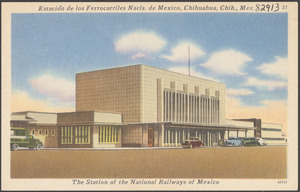 Estación de los Ferrocarriles Nacls. de Mexico, Chihuahua, Chih., Mexico