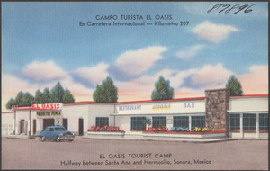 Campo Turista el Oasis, en carretera internacional, kilometro 207