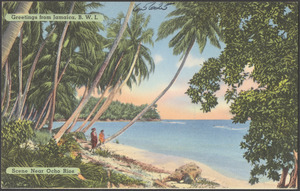 Greetings from Jamaica, B.W.I. Scene near Ocho Rios