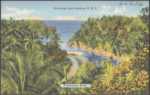 Greetings from Jamaica, B.W.I. Priestmans River