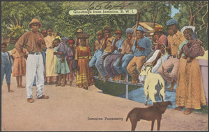 Greetings from Jamaica, B.W.I. Jamaica peasantry
