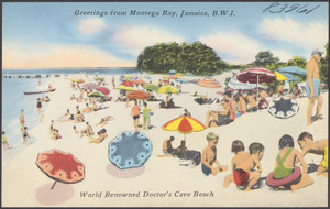 Greetings from Montego Bay, Jamaica, B.W.I. World renowned Doctor's Cave Beach