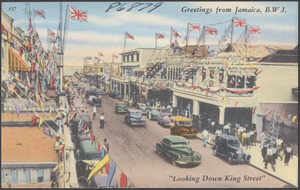 Greetings from Jamaica, B.W.I. "Looking down King Street"