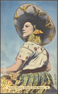 Beautiful Mexican señorita of Old Mexico