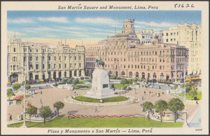 San Martín Square and Monument, Lima, Peru