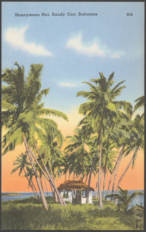 Honeymoon hut, Sandy Cay, Bahamas
