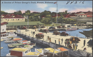 A section of Prince George's Dock, Nassau, Bahamas