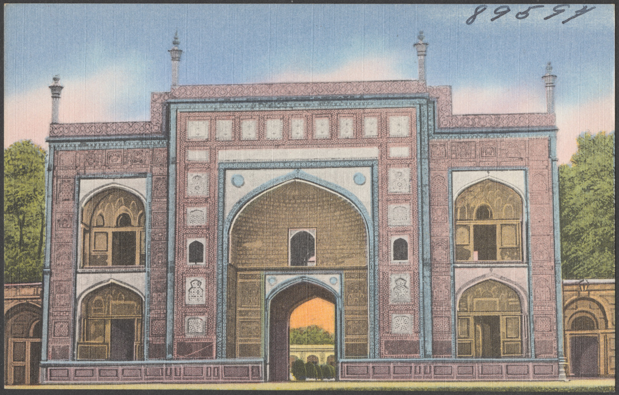 Gateway of the tomb of Emperor Tahagiz, Shahdra, Lahone [Lahore], Pakistan