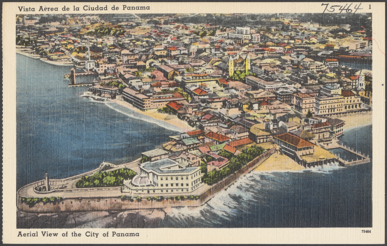 Vista aerea de la Ciudad de Panama