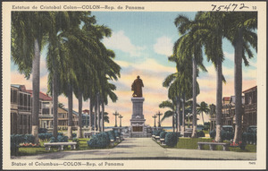 Estatua de Cristobal Colon - Colon - Rep. de Panama