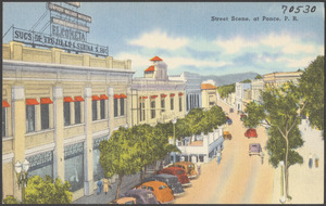 Street scene, at Ponce, P. R.