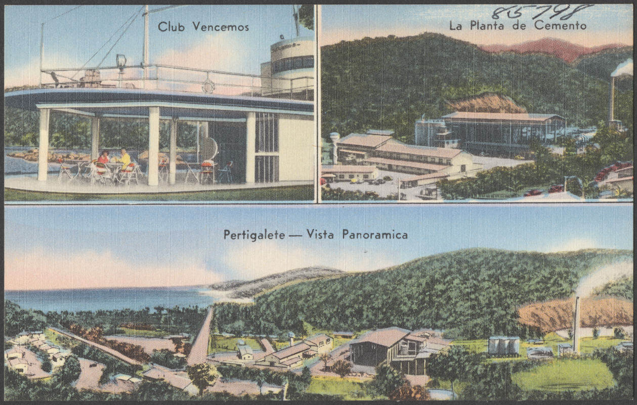 Club Vencemos. La planta de cemento. Pertigalete - vista panoramica