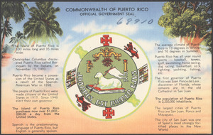Commonwealth of Puerto Rico, official government seal