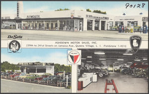 Ashdown Motor Sales, Inc. 239th to 241st Streets on Jamaica Ave., Queens Village, L. I.