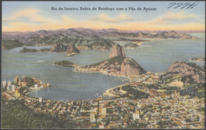 Rio de Janeiro, Bahia de Botafogo com o Pão de Açúcar