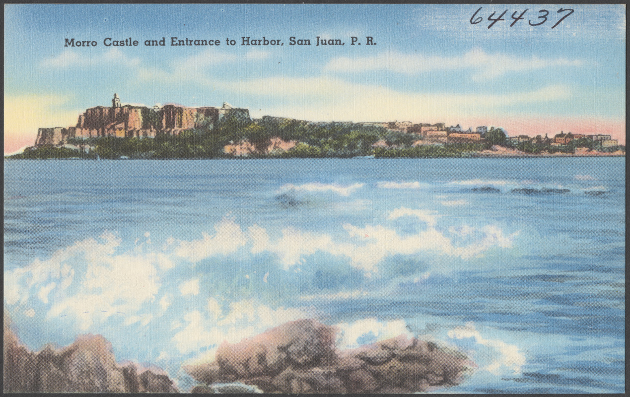 Morro Castle and entrance to harbor, San Juan, P. R.