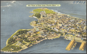 Air view of San Juan, Puerto Rico