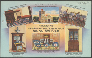 Reliquias históricas del Libertador Simón Bolívar