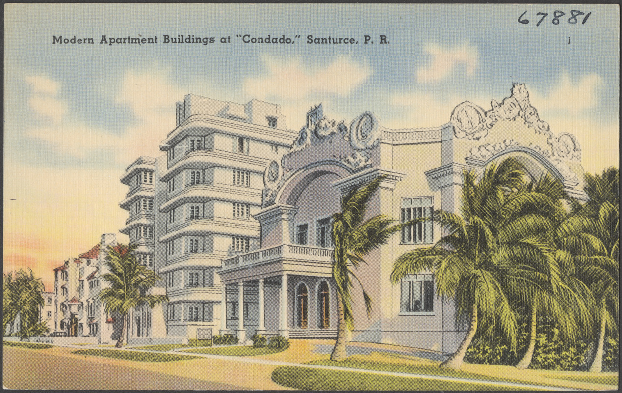 Modern apartment buildings at "Condado," Santurce, P. R.