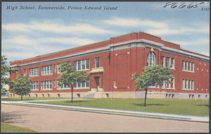 High school, Summerside, Prince Edward Island