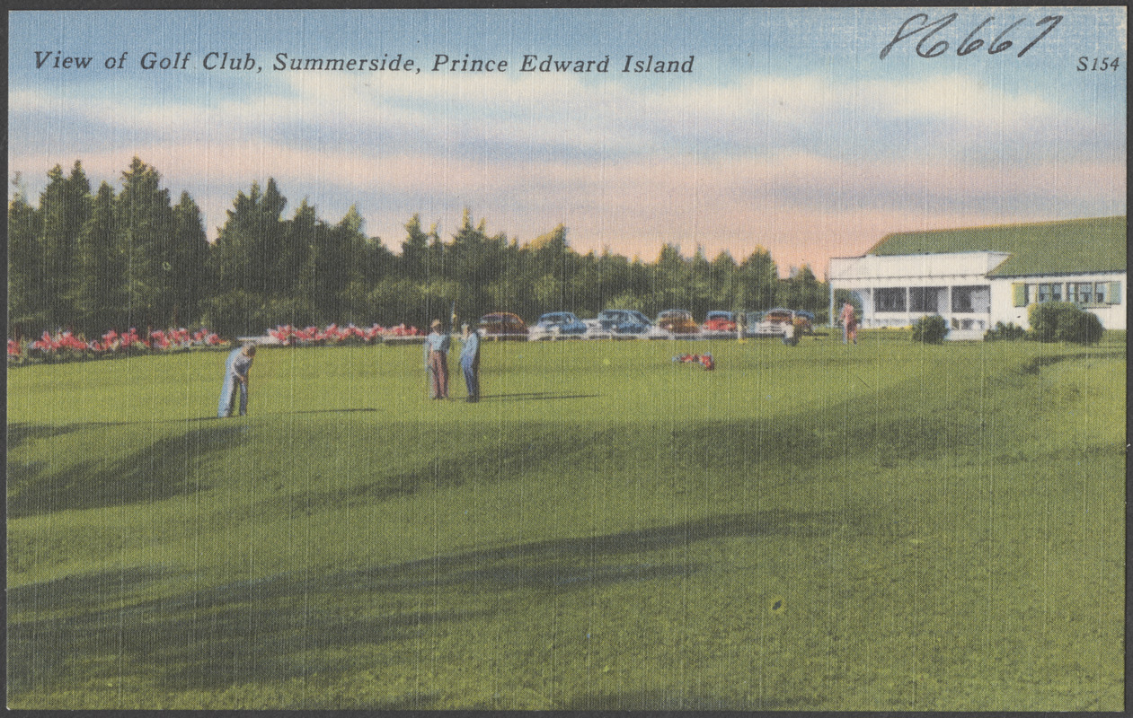 View of golf club, Summerside, Prince Edward Island