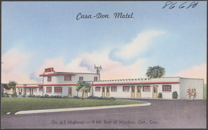 Casa-Don Motel, on #2 Highway - 4 mi. east of Windsor, Ont., Can.