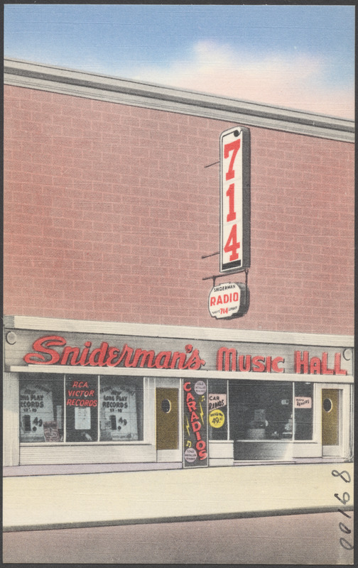 Sniderman's Music Hall, 714 College St., Toronto, Canada