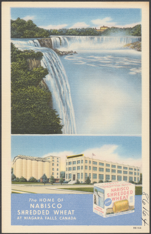 The home of Nabisco Shredded Wheat, at Niagara Falls, Canada