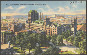 Windsor Station, Dominion Square, Montreal, Que.