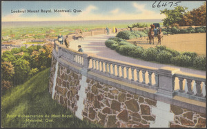 Lookout Mount Royal, Montreal, Que.