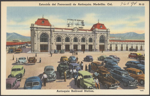 Estación del ferrocarril de Antioquia, Medellin, Col.