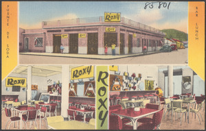 Roxy, fuente de soda, bar lunch